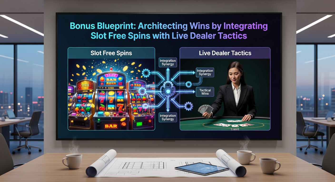 Dynamic screenshot of a casino dashboard showing free spin counters feeding into live dealer bet slips, with glowing win multipliers connecting the interfaces