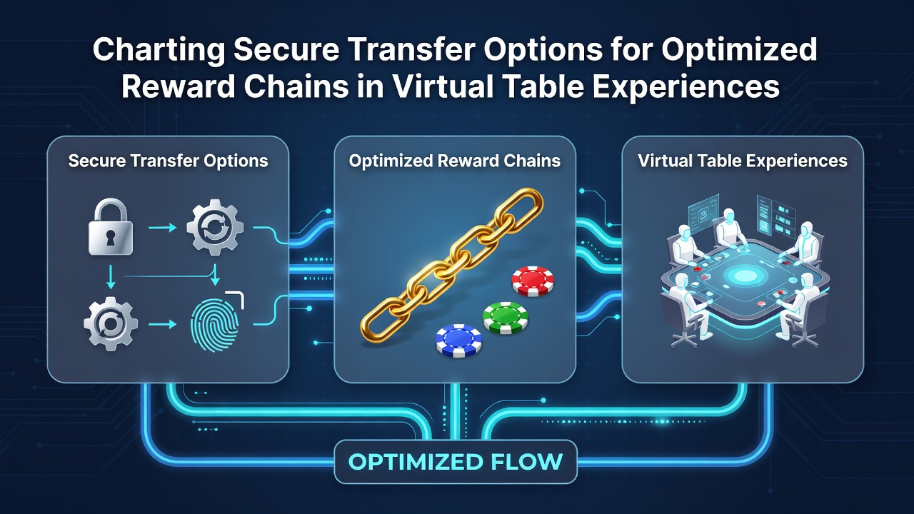 Close-up of encrypted transaction logs and reward chain flow diagrams used in virtual table casino systems