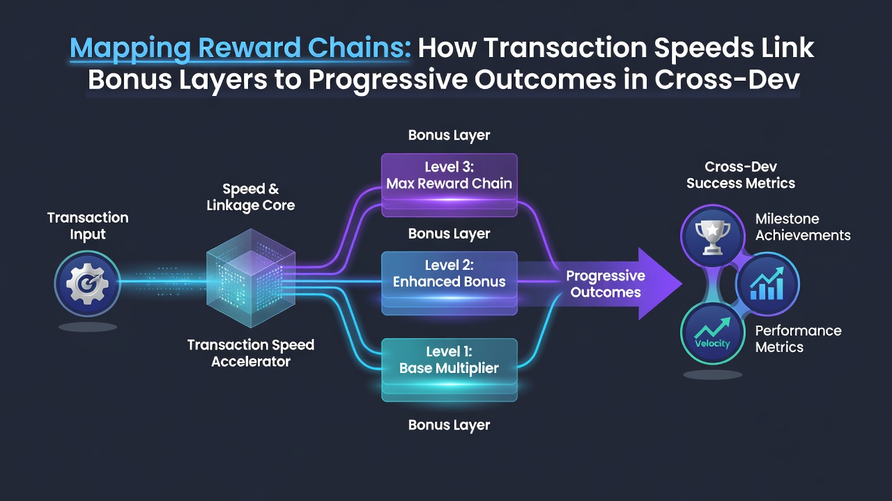 Illustration of cross-device casino gameplay showing synchronized bonus and progressive elements between mobile reels and desktop tables