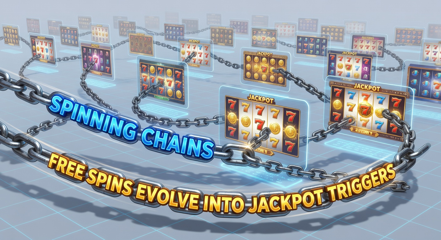 Close-up of a mobile jackpot wheel spinning from a free spins bonus, with chained multipliers and glowing jackpot segments building excitement