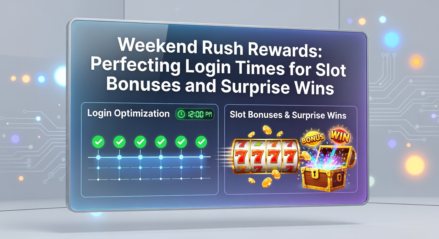 Calendar overlay on a slot machine interface displaying highlighted weekend login times with exploding bonus icons and win counters